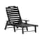 Flash Furniture Black Adjustable Chaise Lounger with Cupholder, 2PK 2-LE-HMP-2017-414-BK-GG - alternate 9